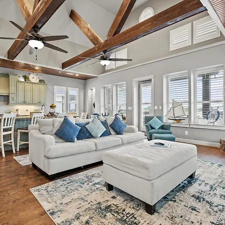 Luxury Waterfront Home Family And Pet Friendly Near Surfside Beach 11 Mins Freeport Exterior foto