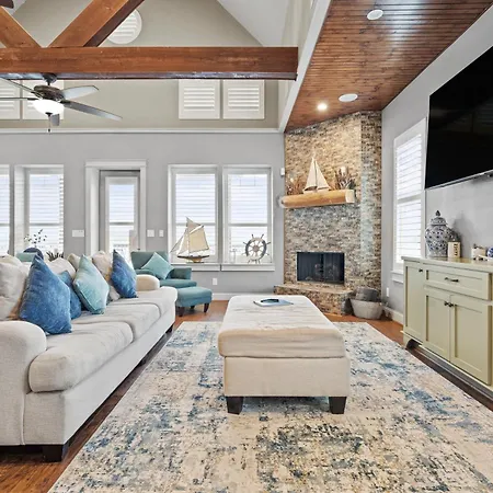 Luxury Waterfront Home Family And Pet Friendly Near Surfside Beach 11 Mins Freeport Exterior foto